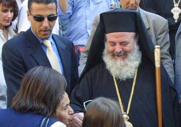 Συλλείτουργο στη Μονή Αγίας Αικατερίνης στο Σινά, προεξάρχοντος του Αρχιεπισκόπου