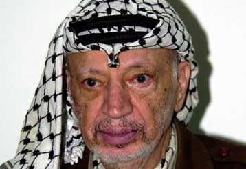 Παλαιστινιακές απειλές, εάν δεν επιτραπεί στον Αραφάτ να μεταβεί στη Βηθλεέμ