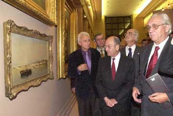 Εγκαινιάστηκε στο Περιστύλιο της Βουλής η έκθεση Ελλήνων και ξένων δημιουργών