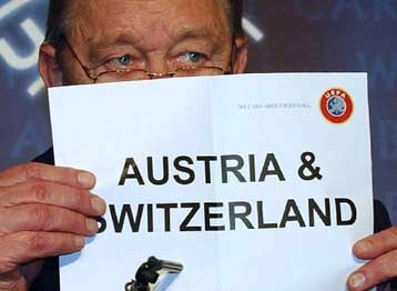 Αυστρία-Ελβετία οι διοργανώτριες του EURO 2008