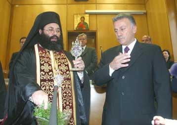 Με διεκδικητικό πρόσωπο εμφανίστηκε ο νέος Νομάρχης Θεσσαλονίκης