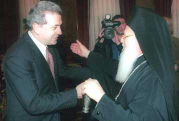 Το έργο Αβραμόπουλου στο δήμο Αθηναίων εξήρε ο Οικουμενικός Πατριάρχης