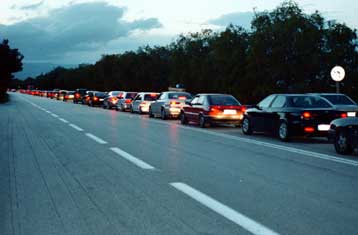 Ιδιαίτερα αυξημένη η κίνηση στα εθνικά οδικά δίκτυα
