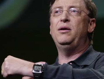 Το ρολόι στο μέλλον θα μας λέει τον καιρό και τις ειδήσεις, υποστηρίζει ο Μπιλ Γκέιτς