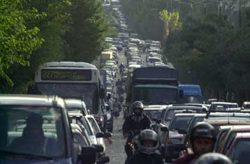 Περίπου 40% περισσότερα οχήματα κυκλοφορούν εντός του Δακτυλίου της πρωτεύουσας