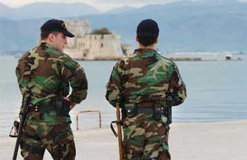 Φρούριο το Ναύπλιο κατά τη δεύτερη ημέρα της Συνόδου των υπουργών Εργασίας της ΕΕ
