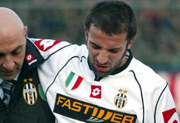 Για δύο μήνες χάνει τον Ντελ Πιέρο η Γιουβέντους – Απών στους αγώνες με τη Μάντσεστερ