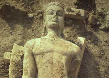 Σε 14 μήνες θα έχει ολοκληρωθεί η συντήρηση του Κούρου του Κεραμεικού