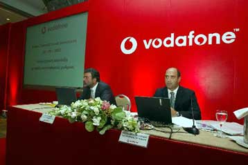 Αύξηση 12% στα κέρδη της Vodafone-Panafon το εννιάμηνο Απριλίου-Δεκεμβρίου 2002