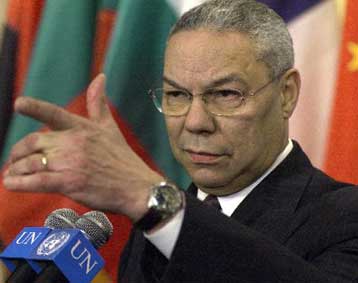 Έγκριση στο Συμβούλιο Ασφαλείας του νέου ψηφίσματος κατά του Ιράκ βλέπει ο Κ.Πάουελ