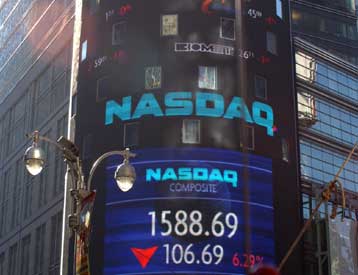 Αρνητικό πρόσημο για Nasdaq και Dow Jones στο κλείσιμο της Πέμπτης