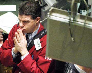 Νευρικότητα στη Γουόλ Στριτ την Τετάρτη εν αναμονή της επέμβασης στο Ιράκ