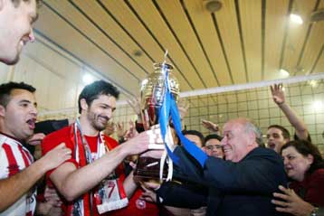 Πήρε το πρωτάθλημα ο Ολυμπιακός στο βόλεϊ και εκδίκηση από τον Ηρακλή