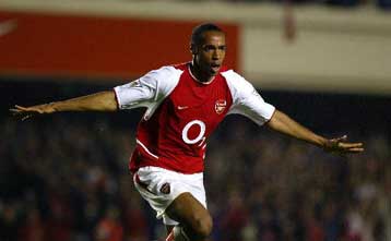 Παίκτης της χρονιάς για την premier league ο Τιερί Ανρί