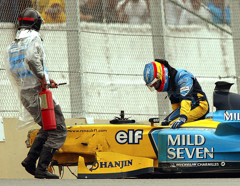 Σώος και αβλαβής ο Fernando Alonso…