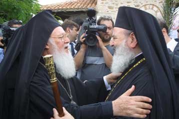 Eγκαίνια ναού στη Χαλκιδική από τον Οικουμενικό Πατριάρχη Βαρθολομαίο