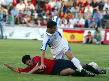 Την ήττα με 2-0 γνώρισε η εθνική ελπίδων από το αντίστοιχο συγκρότημα της Ισπανίας