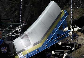 Δοκιμή αντοχής στο περίβλημα του Columbia υποστηρίζει τη θεωρία για το ατύχημα