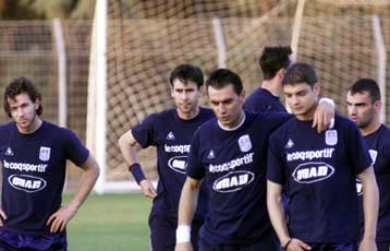 Ελλάδα vs Ουκρανίας για τα προκριματικά του EURO 2004