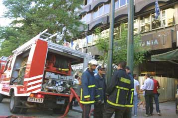 Φωτιά στο ξενοδοχείο Τιτάνια έσβησε πριν λάβει διαστάσεις