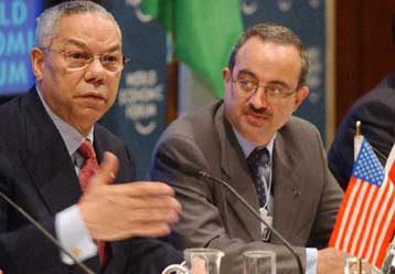 H ανάπτυξη πρέπει να συνοδεύσει την ειρήνη στη Μ.Ανατολή, λέει ο Κόλιν Πάουελ