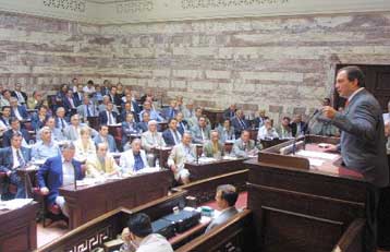 «Δημαγωγία χωρίς όρια» κατά το ΚΚΕ η ομιλία Καραμανλή