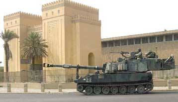 Ο Σαντάμ δηλώνει ότι βρίσκεται στο Ιράκ και καλεί σε αντίσταση κατά των Αμερικανών