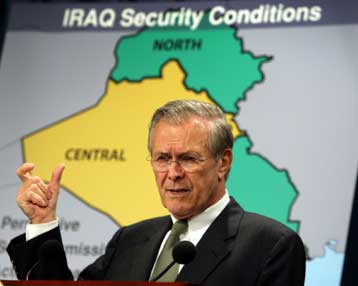 Θα αυξηθούν οι επιθέσεις κατά Αμερικανών στρατιωτών, εκτιμά ο Ντ.Ράμσφελντ