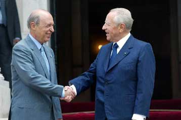 Γεύμα προς τιμήν του Ιταλού προέδρου παρέθεσε ο Κ.Σημίτης στο Μέγαρο Μαξίμου