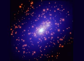 Το Hubble χαρτογραφεί την σκοτεινή ύλη σε σμήνος γαλαξιών