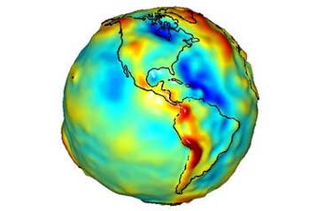 O Τομ και ο Τζέρι μεταδίδουν τον πρώτο χάρτη του βαρυτικού πεδίου της Γης