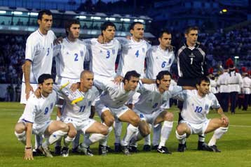 Στην 34η θέση της παγκόσμιας κατάταξης της FIFA η εθνική ομάδα ποδοσφαίρου των ανδρών