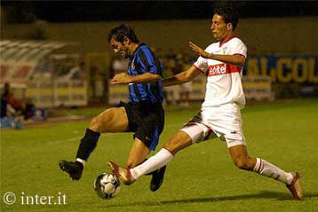 Για τριάντα λεπτά αγωνίσθηκε ο Καραγκουνης στο φιλικό της Ίντερ