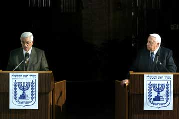 Ακυρώθηκε η συνάντηση Σαρόν – Αμπάς, λόγω διαφωνιών για την αποφυλάκιση Παλαιστινίων