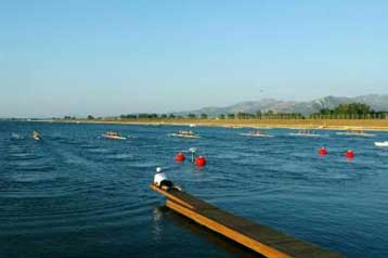 Σκυτάλη στο κανόε καγιάκ για τα test event των Ολυμπιακών Αγώνων