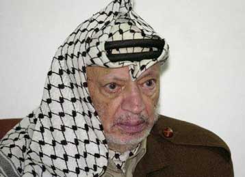 «Κενό γράμμα» για τον Γ.Αραφάτ η ισραηλινή αποχώρηση από τέσσερις πόλεις της Δ.Όχθης