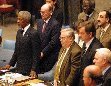 Ευθύνες των ΗΠΑ για τη ασφάλεια στο Ιράκ «έδειξε» ο Κόφι Ανάν στο Συμβούλιο Ασφαλείας