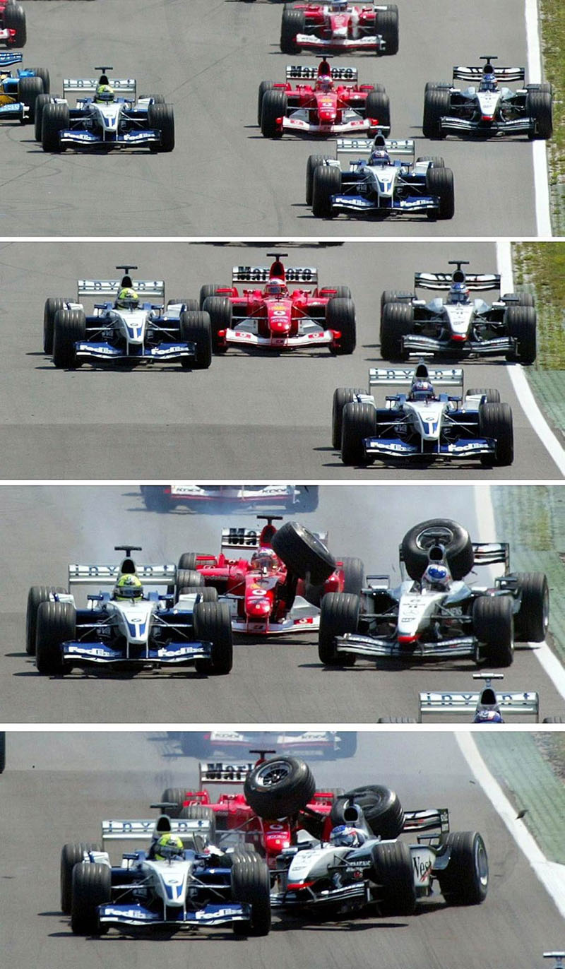 GP Γερμανίας 2003: Η FIA τιμώρησε τον R.Schumacher για το ατύχημα στην εκκίνηση