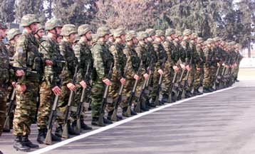 Μείωση της θητείας στην παραμεθόριο κατά ένα μήνα για όσους καταταγούν από 1/1/2004