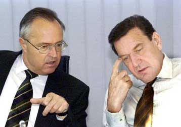 Στο 0,50% αναθεωρεί η γερμανική κυβέρνηση τις προβλέψεις για την ανάπτυξη του 2003