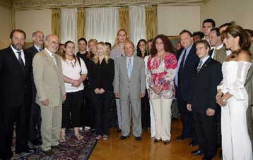 Βράβευση των πρωταθλητών μας από τον πρωθυπουργό Κώστα Σημίτη