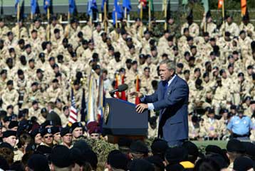 Έκκληση Μπους στη διεθνή κοινότητα για συμμετοχή στην εγκαθίδρυση ασφάλειας στο Ιράκ