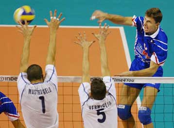 «Χρυσή» η Ιταλία στο Eurovolley 2003, με το συναρπαστικό 3-2 επί της Γαλλίας