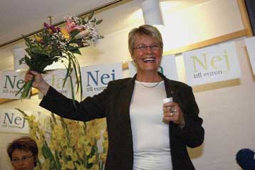 Μεγάλη πτώση της σουηδικής κορόνας μετά το «όχι» στο ευρώ