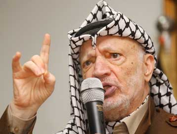 «Πράσινο φως» για δράση κατά των Παλαιστινίων το βέτο των ΗΠΑ, λέει ο Γ.Αραφάτ