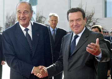 Ιράκ και ευρωπαϊκή ανάπτυξη κυριαρχούν στο υπουργικό συμβούλιο Γαλλίας-Γερμανίας