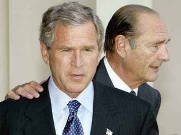 Με Σιράκ και Σρέντερ θα συναντηθεί την ερχόμενη εβδομάδα ο Τζορτζ Μπους