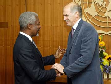 Έτοιμος να επανέλθει στο Κυπριακό ο Κόφι Ανάν, εκτιμά ο Γιώργος Παπανδρέου