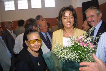 Την υλοποίηση αναπτυξιακών έργων στο νομό Λασιθίου υποσχέθηκε η Β.Παπανδρέου