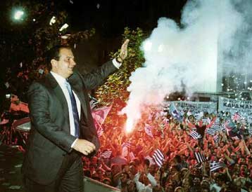 Το όραμά του για ένα «ακομμάτιστο κράτος» περιέγραψε στη νεολαία του ο Κ.Καραμανλής